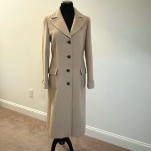 Brook Brother Camel Hair Coat Sz 4